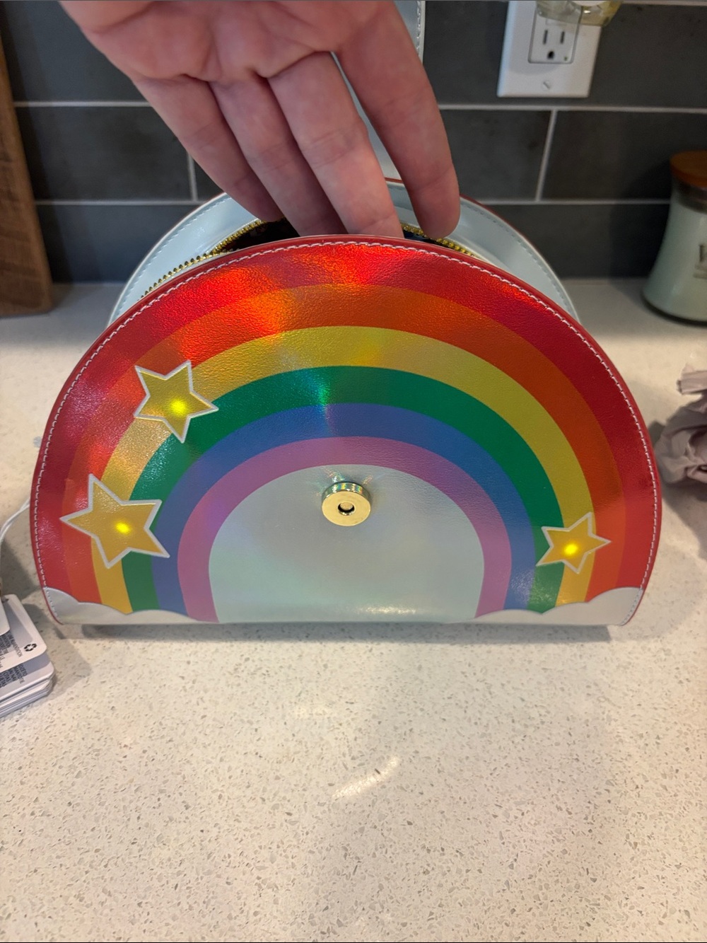 Rainbow Brite Light Up Loungefly Crossbody NWT - Picture 8 of 8